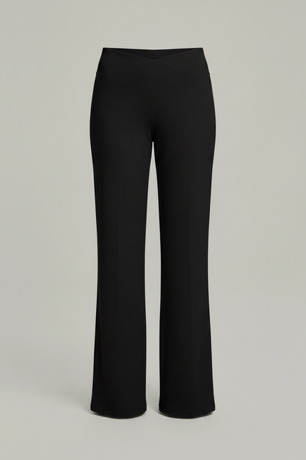 Pantalon Fluide Noir Ample Confortable Décontracté Sport - Polyester - vue 3