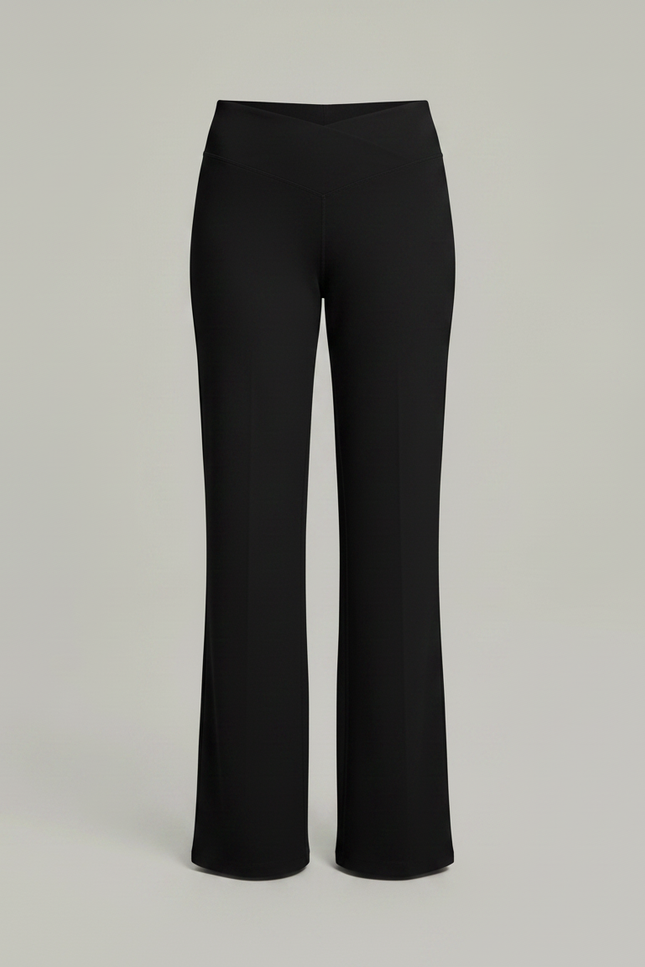 Pantalon Fluide Noir Ample Confortable Décontracté Sport - Polyester - vue 3
