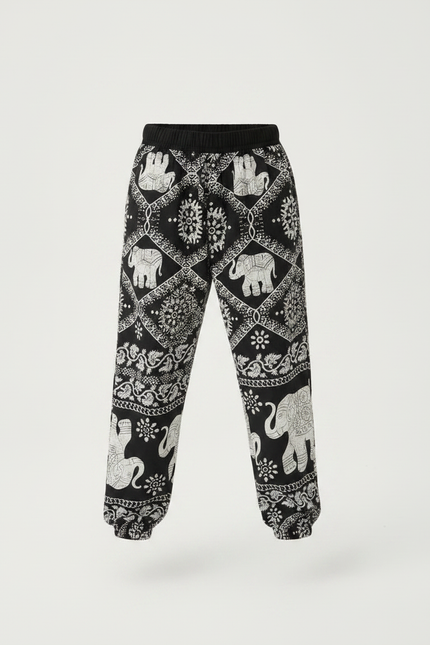 Pantalon Fluide Thailande - Imprimé Viscose - vue 3