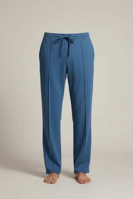 Pantalon Fluide Bleu Electrique - Maille - vue 3