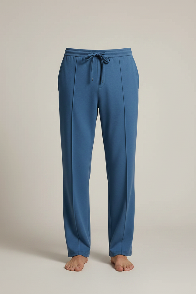 Pantalon Fluide Bleu Electrique - Maille - vue 3