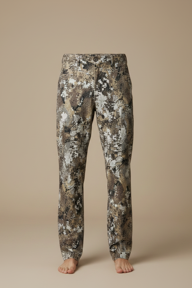 Pantalon Fluide Camouflage Ample Décontracté Homme - Multicolore Polyester - vue 3