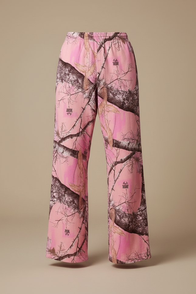 Pantalon Fluide Imprimé Homme - Rose Molleton - vue 3