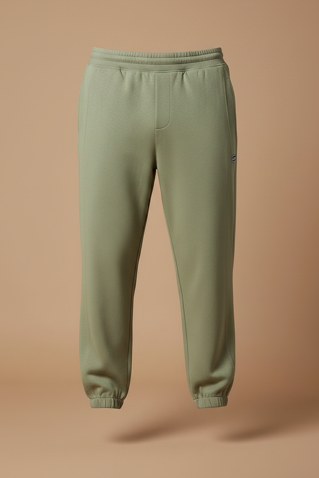 Pantalon Fluide Vert Kaki Ample Sport Homme - Molleton - vue 3