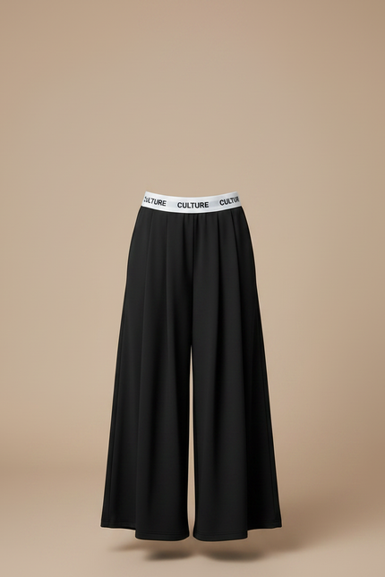 Pantalon Fluide Noir Ample Confortable CULTURE Enfant - Viscose - vue 3