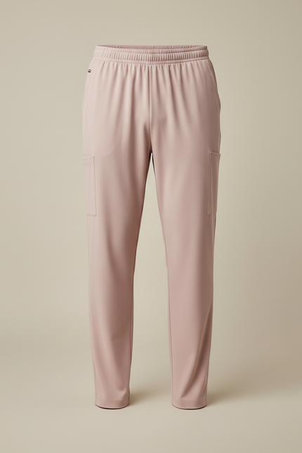 Pantalon Fluide Rose Homme Décontracté Léger - Polyester - vue 3