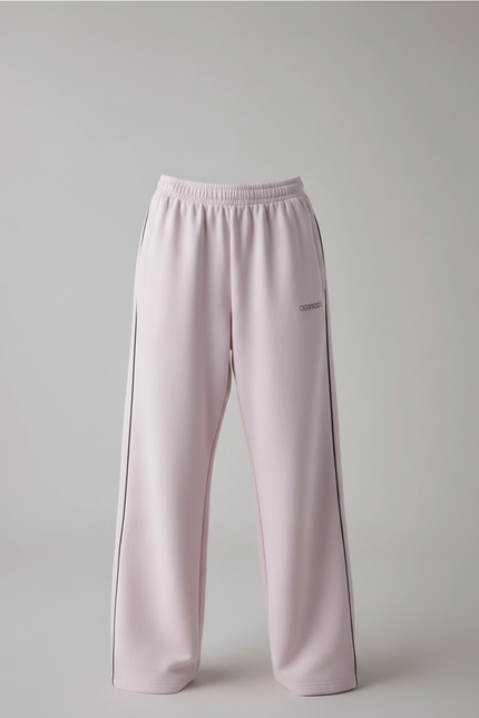 Pantalon Fluide Avec Rayure - Rose Molleton - vue 3