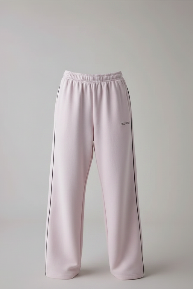 Pantalon Fluide Avec Rayure - Rose Molleton - vue 3