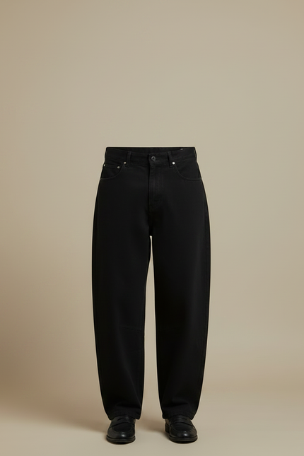 Pantalon Fluide Noir Homme - Jean - vue 3