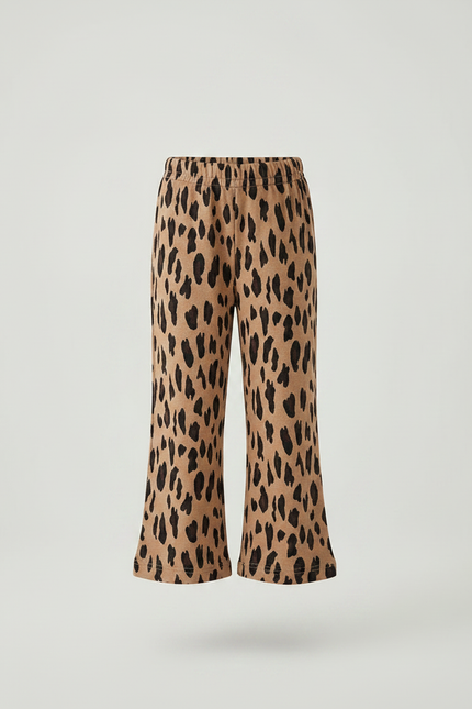 Pantalon Fluide Leopard Fille - Imprimé Molleton - vue 3