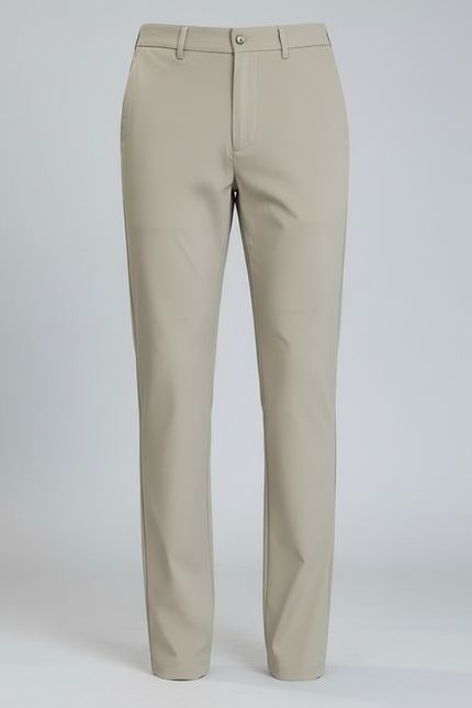 Pantalon Fluide Homme Beige Slim Décontracté Sport - Polyester - vue 3