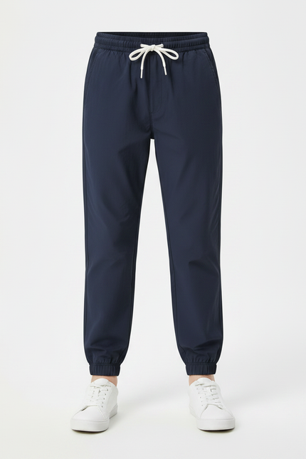 Pantalon Fluide Marine Coton Ample Confortable Enfant - vue 3