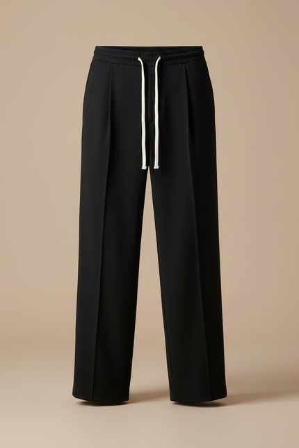 Pantalon Fluide A Nouer - Noir Polyester - vue 3