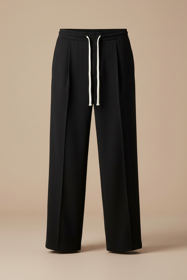 Pantalon Fluide A Nouer - Noir Polyester - vue 3