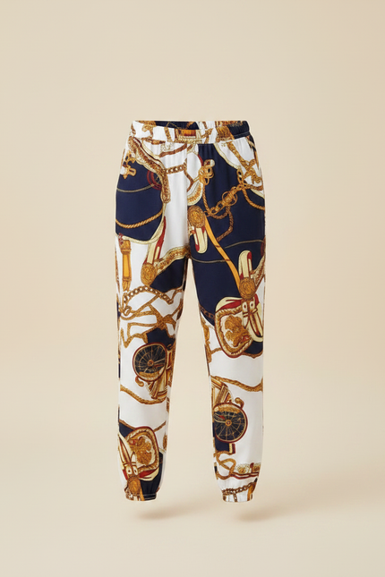 Pantalon Fluide Imprimé Foulard - Viscose - vue 3