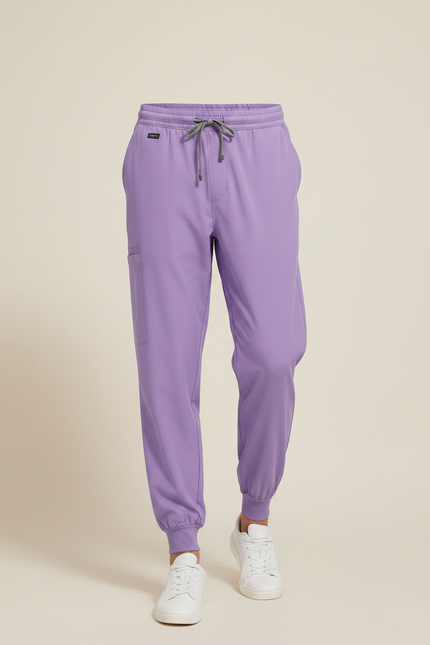 Pantalon Fluide Violet Jogger Respirant Homme - Polyester - vue 3