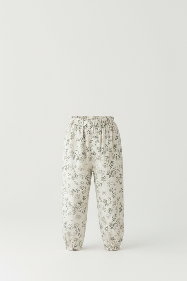Pantalon Fluide Floral Ample Coton Enfant Léger - Imprimé - vue 3