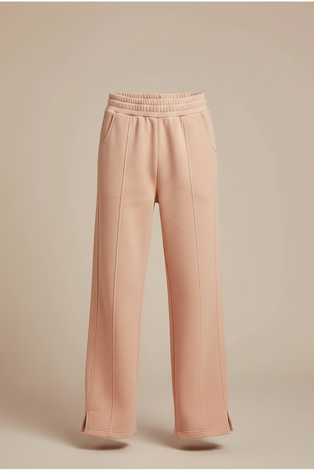 Pantalon Fluide Pêche Ample Décontracté Enfant - Orange Molleton - vue 3