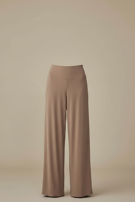 Pantalon Fluide Danse Femme - Marron Viscose - vue 3
