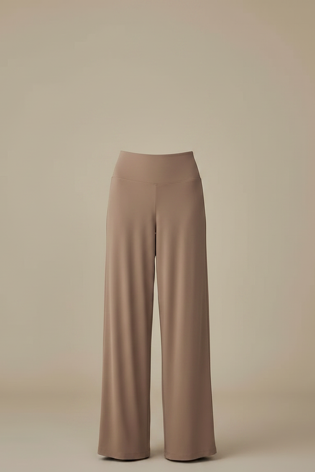 Pantalon Fluide Danse Femme - Marron Viscose - vue 3