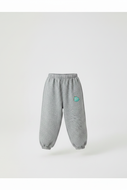 Pantalon Fluide Bebe - Gris Molleton - vue 3
