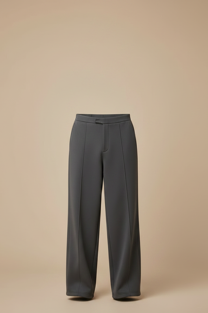 Pantalon Fluide Homme Habillé - Gris Polyester - vue 3