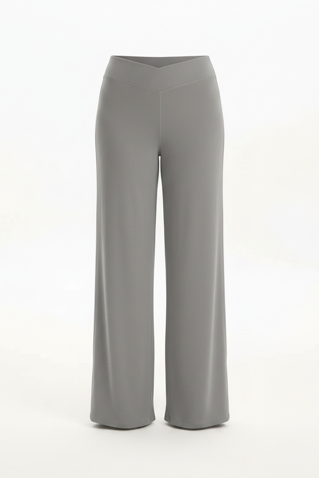 Pantalon Sport Fluide Femme - Gris Maille - vue 3