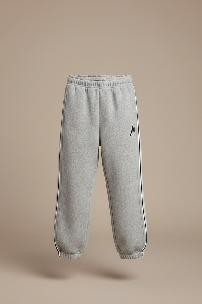 Pantalon Fluide Gris Ample Sport Enfant - Molleton - vue 3