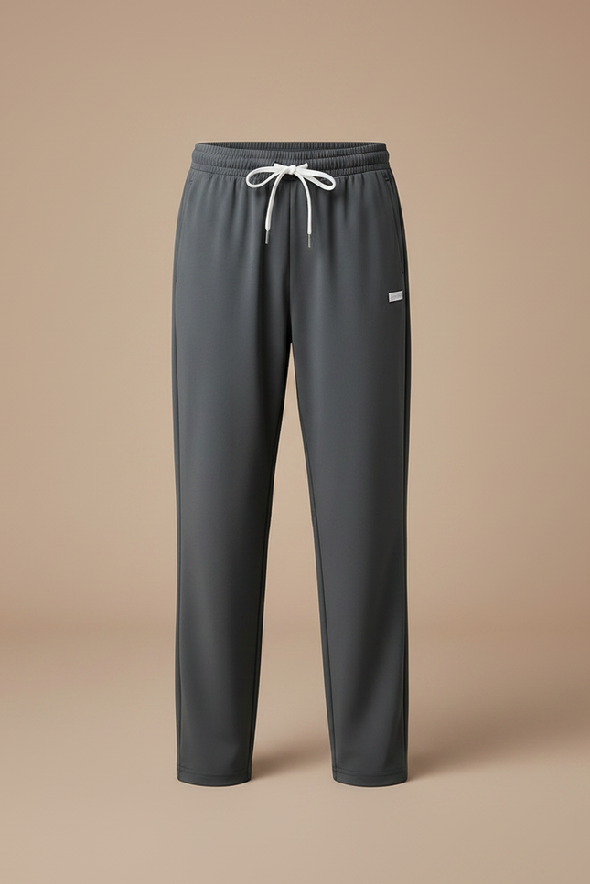 Pantalon Fluide Gris Ample Cordon Sport Garçon - Polyester - vue 3
