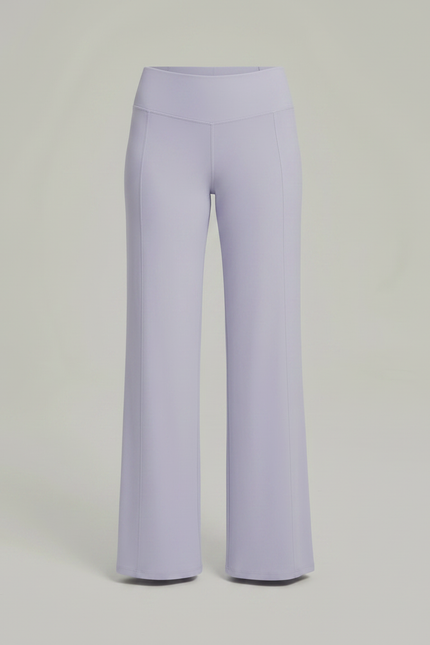 Pantalon Flare Fluide Femme - Violet Polyester - vue 3