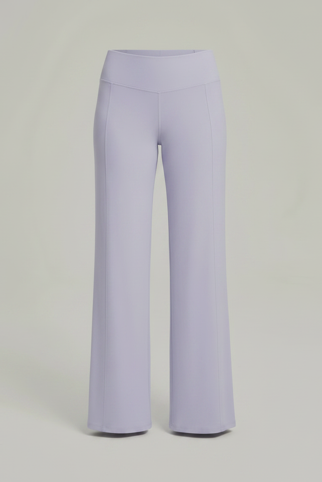 Pantalon Flare Fluide Femme - Violet Polyester - vue 3