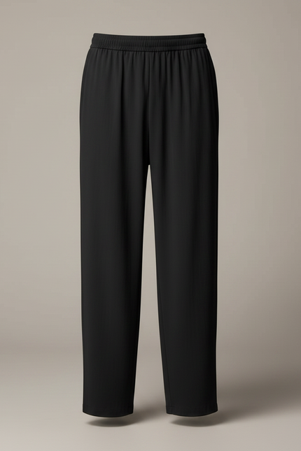 Pantalon Fluide Homme Noir Coupe Ample - Viscose - vue 3