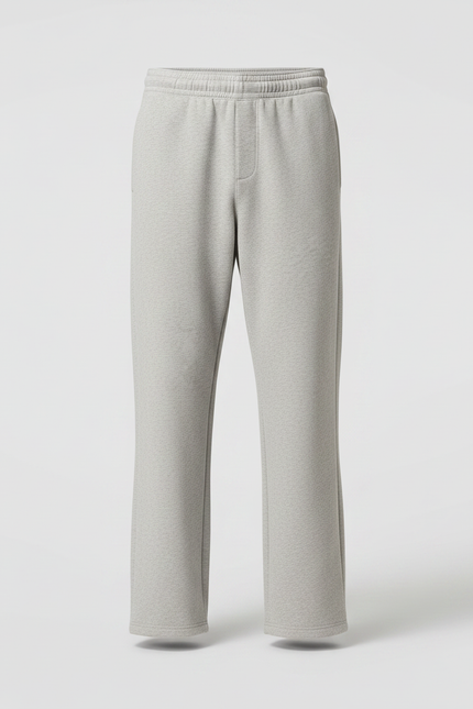 Pantalon Fluide Homme Gris Large - Molleton - vue 3