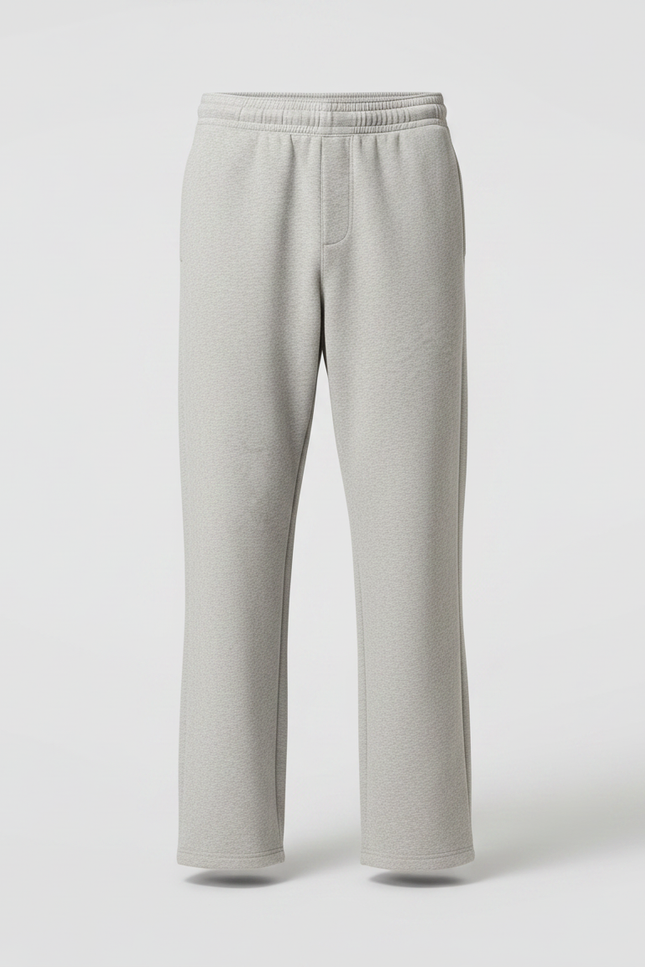 Pantalon Fluide Homme Gris Large - Molleton - vue 3