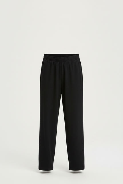 Pantalon Fluide Garçon Noir Coupe Ample Viscose - vue 3