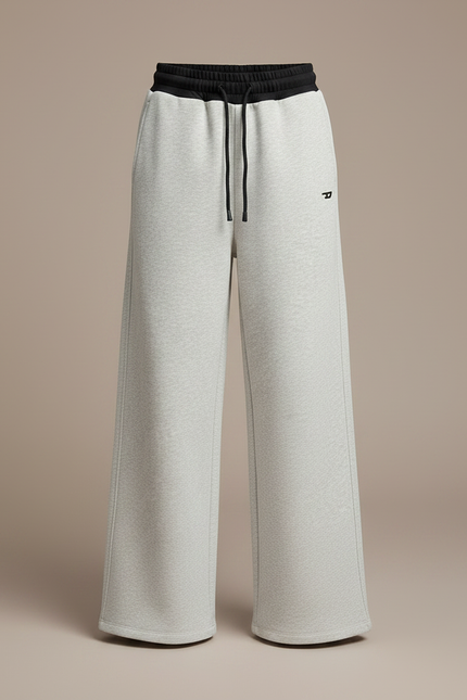 Pantalon Jersey Fluide - Gris Molleton - vue 3