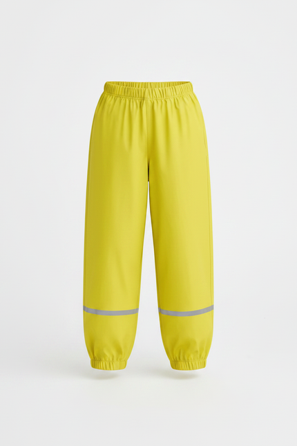 Pantalon Fluide Jaune Imperméable Réfléchissant Enfant - Polyester - vue 3