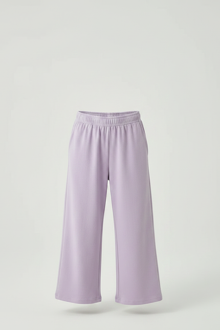Pantalon Fluide Lavande Ample Confortable Enfant - Violet Molleton - vue 3