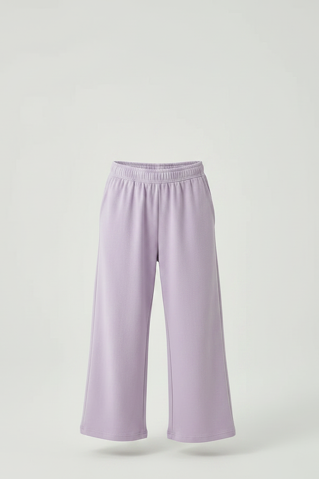 Pantalon Fluide Lavande Ample Confortable Enfant - Violet Molleton - vue 3