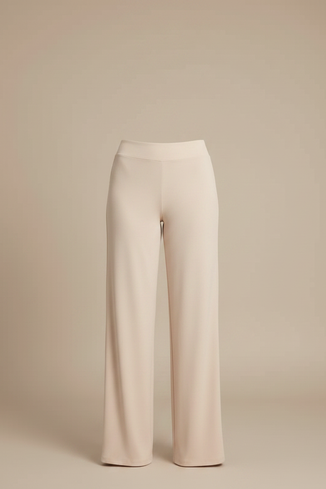 Pantalon Fluide Nude - Beige Maille - vue 3