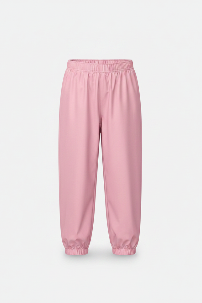 Pantalon Fluide Rose Imperméable Coupe-Vent Enfant - Polyester - vue 3