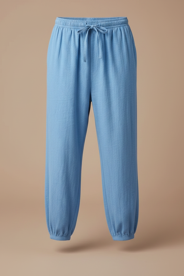 Pantalon Fluide Coton Bleu Clair Respirant Garçon - vue 3