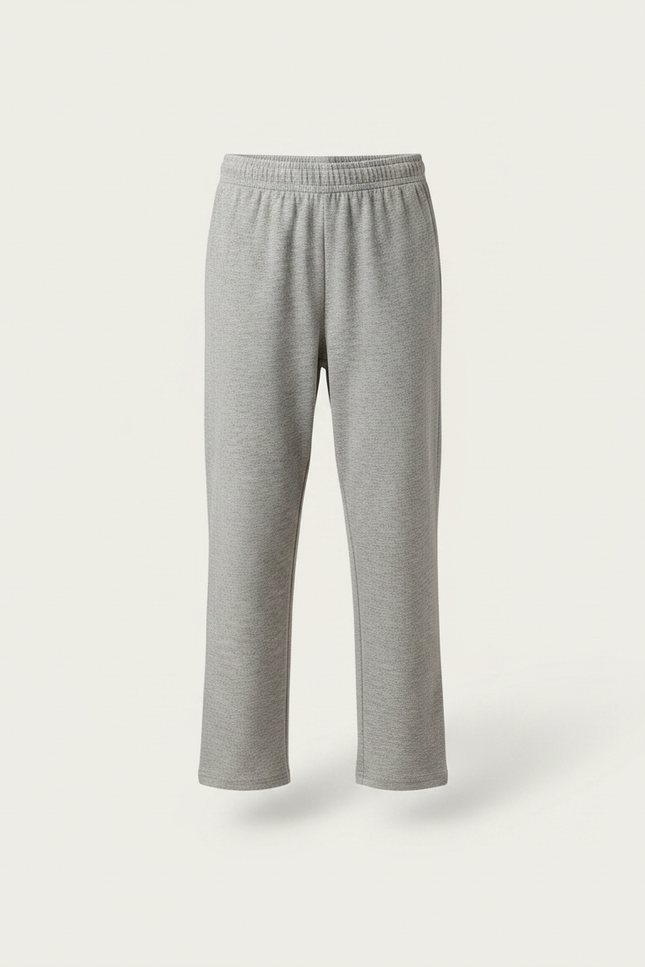 Pantalon Fluide Gris Ample Décontracté Confortable Enfant - Molleton - vue 3