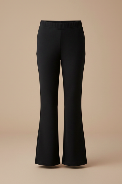 Pantalon Fluide Noir Évasé Confortable Enfant - Viscose - vue 3