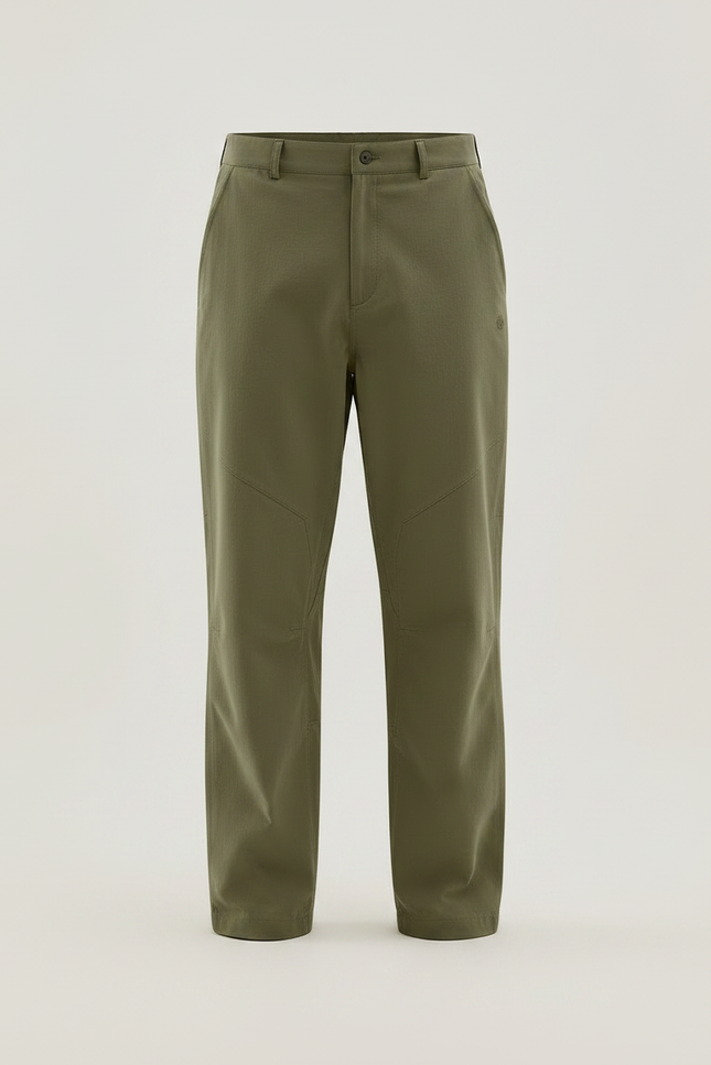 Pantalon Fluide Kaki Ample Décontracté Léger Homme - Polyester - vue 3