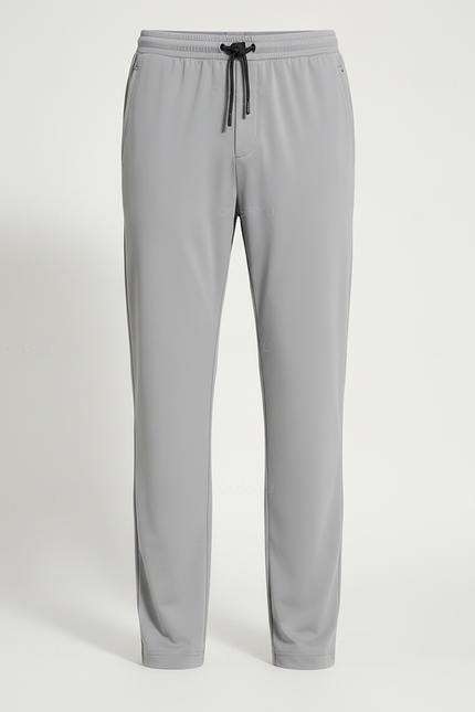 Pantalon Fluide Gris Décontracté Sport Homme Léger - Polyester - vue 3