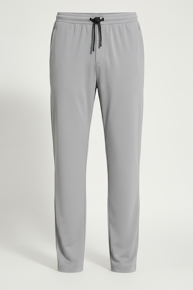 Pantalon Fluide Gris Décontracté Sport Homme Léger - Polyester - vue 3