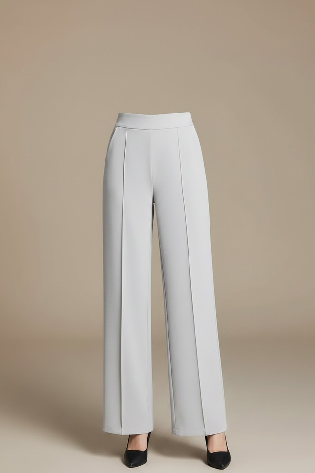 Pantalon Fluide Amincissant - Gris Viscose - vue 3