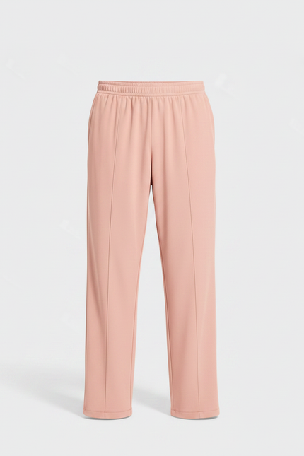 Pantalon Fluide Rose Droit Décontracté Homme - Polyester - vue 3