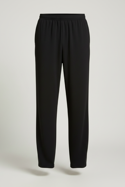 Pantalon Fluide Homme Noir Ample Confort Décontracté - Viscose - vue 3